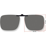 T-Cook T.COOK CLIP ON SUNGLASSES GREY (59Χ47) 4278
