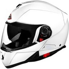 SMK Glide Basic White Κράνος Μηχανής Flip-Up