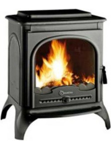 Invicta Seville 2 Black Ατσάλινη Ξυλόσομπα 7kW