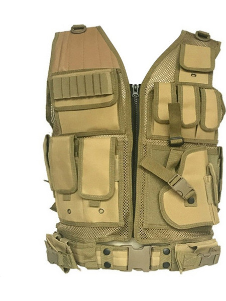 Γιλέκο Μάχης HoneybeeLY Tactical Vest - Χακί - One Size