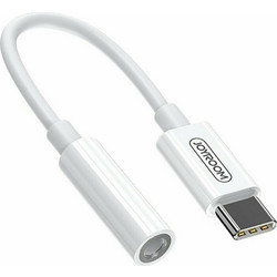 Joyroom SH-C1 Μετατροπέας USB-C male - 3.5mm female - Λευκό