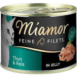 Finnern Miamor Feine Filets Adult with Tuna & Rice in Jelly 185gr