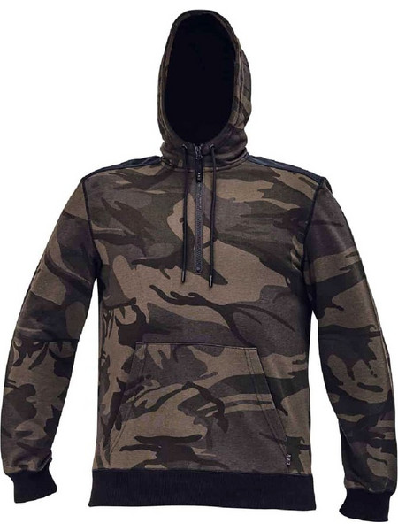 Cerva Μπλούζα Φούτερ με Κουκούλα Hoodie, Καμουφλάζ/Παραλλαγής, Crambe - 05.675