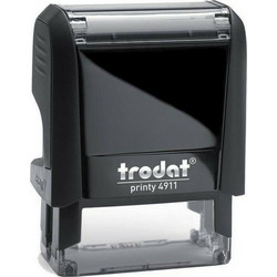 Σφραγίδα Trodat Printy 4911 - 38 x 14 mm - Μαύρο 8.4911B