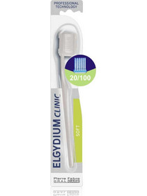Elgydium Clinic 20/100 Soft Οδοντόβουρτσα Λευκή