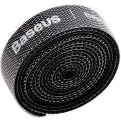 Baseus Rainbow Circle Velcro Straps Δεματικά Καλωδίων Μαύρο 1m 1τμχ