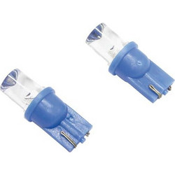 2 λάμπες Τ10 5W LED μπλέ χρώμα (0740011)
