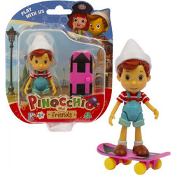 Giochi Preziosi Pinocchio & Friends Φιγούρα με Πατίνι Διάφορα Σχέδια