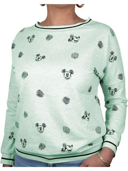 DISNEY - Sweat Crayon Mickey GIRL - Green (M)