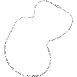 TRIBUTE, 925, ασημένια, καδένα, unisex, 45cm, διαμανταρισμένη, ANCHOR 2mm με άσπρο, επιπλατίνωμα, χωρίς, νικέλιο,/ΑΣΗΜΙ - 030007910