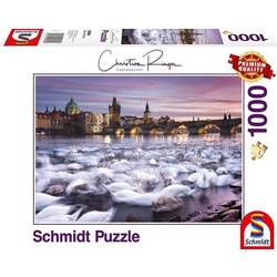 Puzzle Schmidt Prague Swans 1000 Κομμάτια