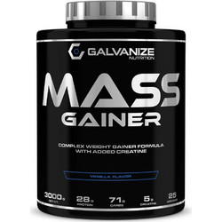 Galvanize Nutrition Mass Gainer Vanilla Πρωτεΐνη Ορού Γάλακτος Όγκου 3kg