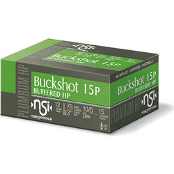 Nobel Sport Plumbum HP Buckshot Φυσίγγια Δράμια 12Cal 76mm 15βολα 45gr 10τμχ