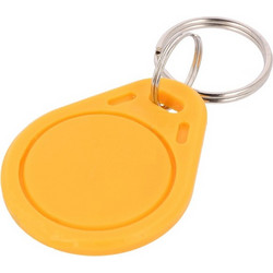 SK103-Yellow - KEYFOB RFID TAG 125KHz Μπρελόκ Proximity σε Κίτρινο Χρώμα (Χωρίς Αρίθμηση)