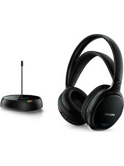 Philips SHC5200 Ασύρματα RF Ακουστικά Hi-Fi On Ear Μαύρα
