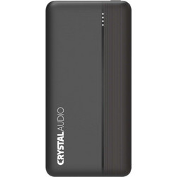 Crystal Audio PBK4K Power Bank 10000mAh 20W με Θύρα USB-A & 2 Θύρες USB-C Power Delivery Black