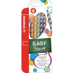 Stabilo Easy Start Right Ξυλομπογιές Σετ 6τμχ