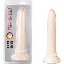 Realistic Dildo with suction cup Flesh colour 19.5 x 3 cm