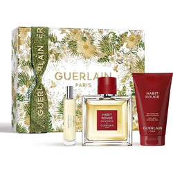Guerlain Habit Rouge Eau de Toilette 100ml + 10ml + Shower Gel 75ml