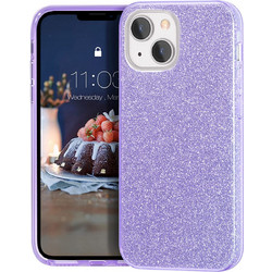 Θήκη iPhone 13 Forcell Glitter Shine Cover Hard Case -Μωβ