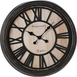 Next Ρολόι Τοίχου Ξύλινο Μαύρο 50.6cm 41075-09 ref10255564