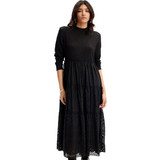 Desigual Misha Midi Φόρεμα για Γάμο / Βάπτιση με Δαντέλα Μαύρο 23WWVWAD-2000