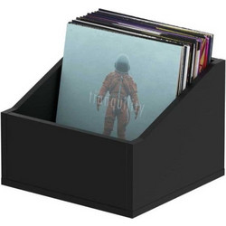 Glorious Record Box Advanced 110 Black Έπιπλο Αποθήκευσης Για 12" Βινύλια Με Χωρητικότητα Έως 110 Βινύλια Διατίθεται σε Μαύρο Χρώμα