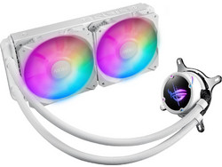 Asus ROG Strix LC II 240 White Υδρόψυξη CPU 120mm ARGB για Socket 115x / 2011 / 2066 / 2011-3 / AM4 / TR4 / 1200 / 1700