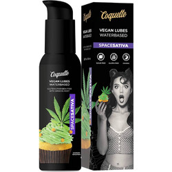 Coquette Space Sativa Vegan Lubes Λιπαντικό Gel Νερού Κόλπου & Πρωκτού 100ml