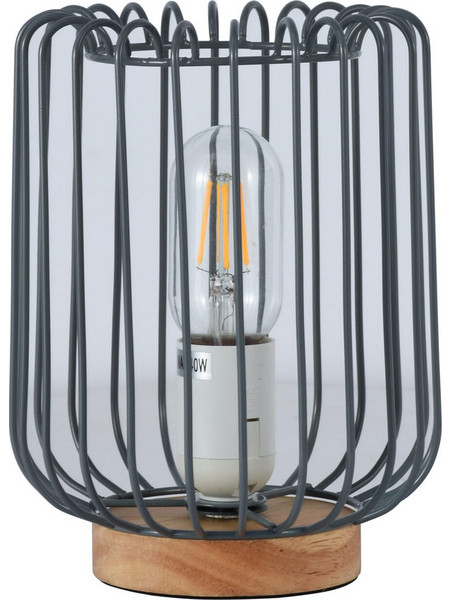 ARlight TLC6324 Πορτατίφ Ε27 Γκρι Καφέ Φ15xΥ21cm