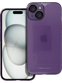 Θήκη Roar Pure Simple Fit - για iPhone 15 Purple