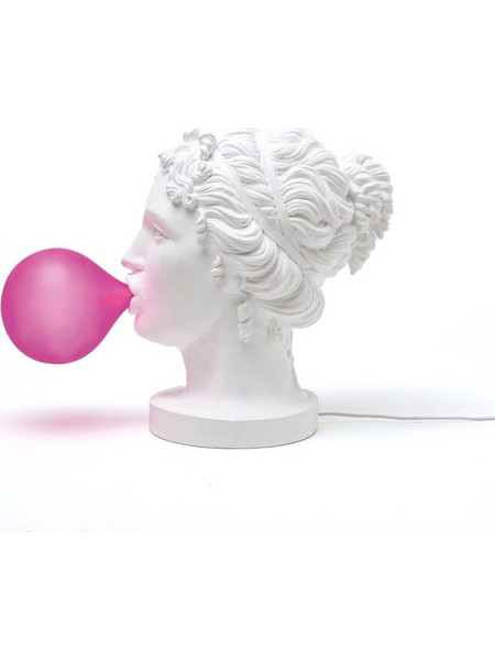 Φωτιστικό Επιτραπέζιο Grace 14819 21x32x36cm White-Fuchsia Seletti