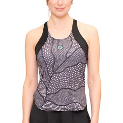 Bidi Badu New York Tennis Tank Γυναικείο Αθλητικό T-Shirt Ανθρακί W1580001-BKWH
