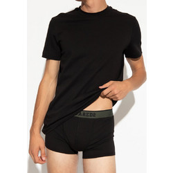 DSQUARED2 ΜΠΛΟΥΖΑ T-shirt Κοντομάνικο ΜΑΥΡΟ ME LOGO εμπρος κατω SLIM FIT