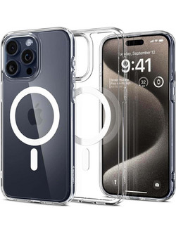 Spigen Ultra Hybrid MagSafe Back Cover White (iPhone 15 Pro Max)
