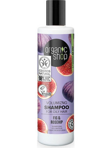 Natura Siberica Organic Shop Fig & Rosehip Φυτικό Conditioner για Όγκο & Επανόρθωση για Λιπαρά Μαλλιά 280ml