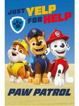 Παιδική Κουβέρτα Fleece Jerry Fabrics Paw Patrol 100x150 εκ. (033920)