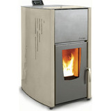 Thermiki Hydro 33 Beige Σόμπα Pellet Καλοριφέρ 33kW