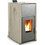 Thermiki Hydro 33 Beige Σόμπα Pellet Καλοριφέρ 33kW