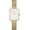 Daniel Wellington Quadro Γυναικείο Ρολόι με Χρυσό Μεταλλικό Μπρασελέ DW00100668