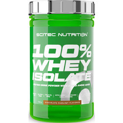 Scitec Nutrition 100% Whey Isolate Chocolate Hazelnut Πρωτεΐνη Ορού Γάλακτος Γράμμωσης Χωρίς Γλουτένη 700gr
