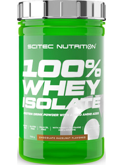 Scitec Nutrition 100% Whey Isolate Chocolate Hazelnut Πρωτεΐνη Ορού Γάλακτος Γράμμωσης Χωρίς Γλουτένη 700gr