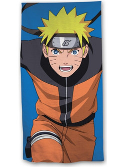 Naruto Shippuden Παιδική Πετσέτα Θαλάσσης Μπλε 70x140cm 8436580115780