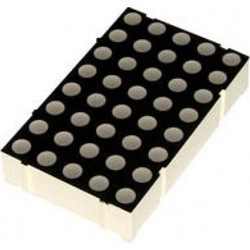 DISPLAY LED MATRIX 5X8 ΜΠΛΕ ΚΑΘΟΔΟΥ TOM-1058-AMB-B TOS Τεμάχια:5 01.021.0128