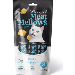 Wellfed Meat Mellows Grain Free with Chicken & Salmon 30gr
