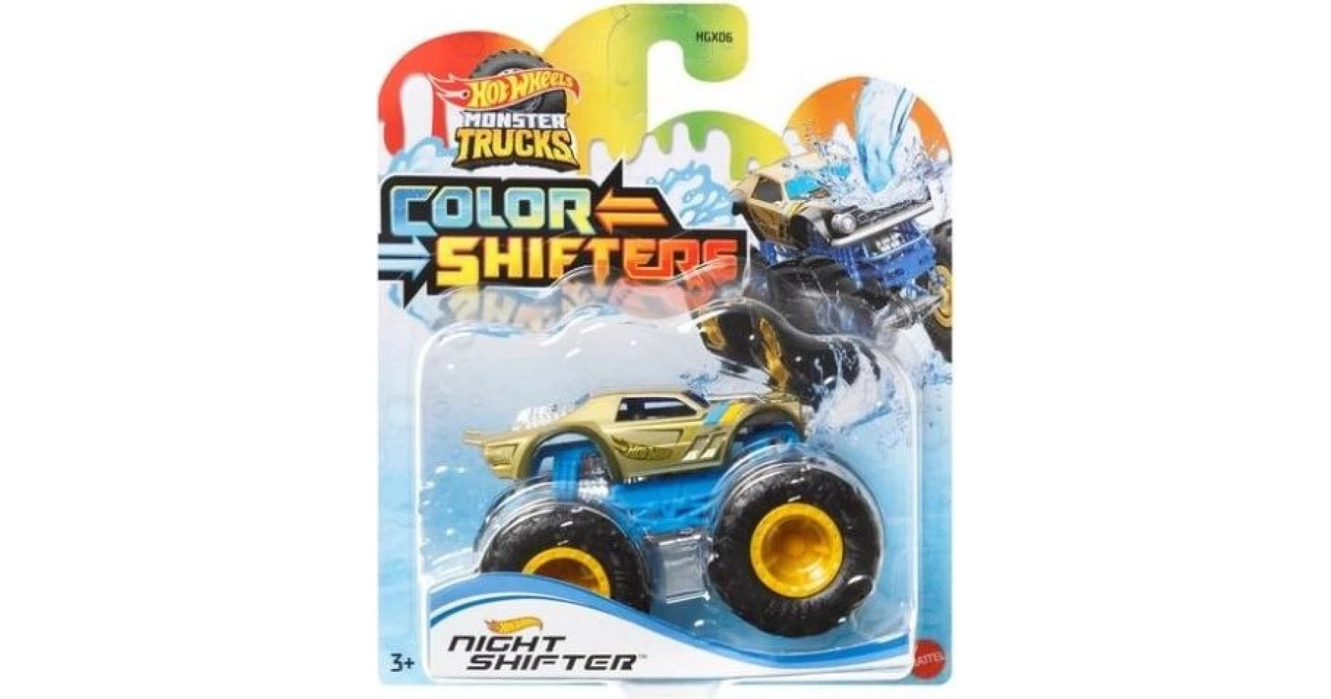 Mattel Hot Wheels Monster Trucks Color Shifters Night Shifter Bestpricegr 2213