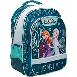 Must Frozen Find Your Destiny Σχολική Τσάντα Πλάτης Δημοτικού Μπλε 562958
