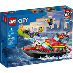 Lego City Fire Rescue Boat για 5+ Ετών 60373