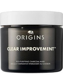 Origins Clear Improvement Rich Purifying Charcoal Κρεμώδης Μαύρη Μάσκα Προσώπου για Ενυδάτωση με Άνθρακα 75ml