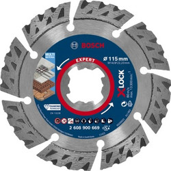 BOSCH - Διαμαντόδισκος Κοπής X-LOCK Expert MultiMaterial 115mm (2608900669)